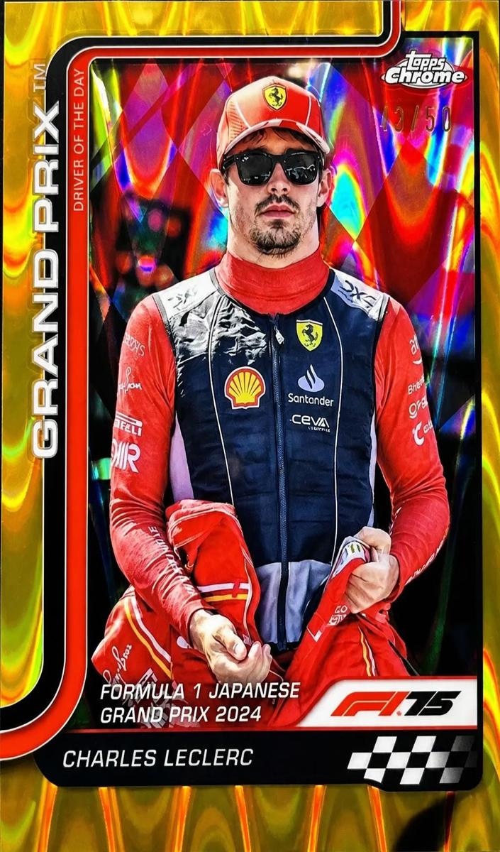 2025 Charles Leclerc [Gold RayWave Refractor] #125