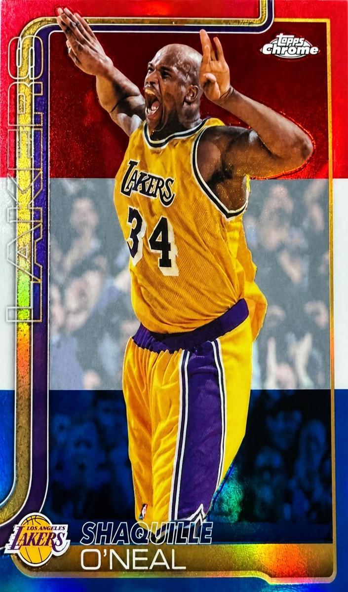 2025 Shaquille O'Neal [Red White and Blue Refractor] #142