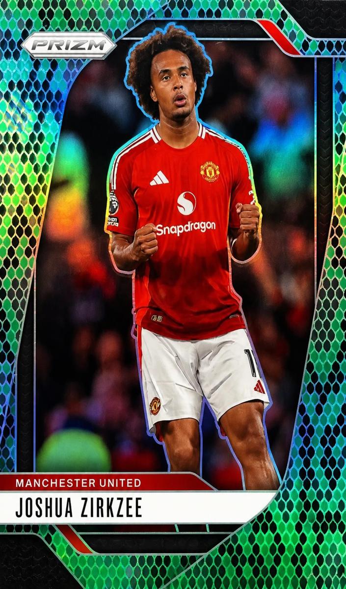 2024 Panini Prizm Premier League Joshua Zirkzee [Snakeskin] #128 card