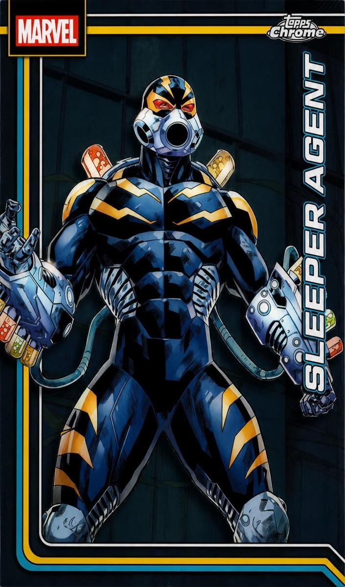 2026 Sleeper Agent [Storm's Orange Lightning Refractor] #100