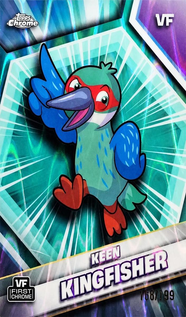 2026 Keen Kingfisher [Aqua RayWave Refractor] #107
