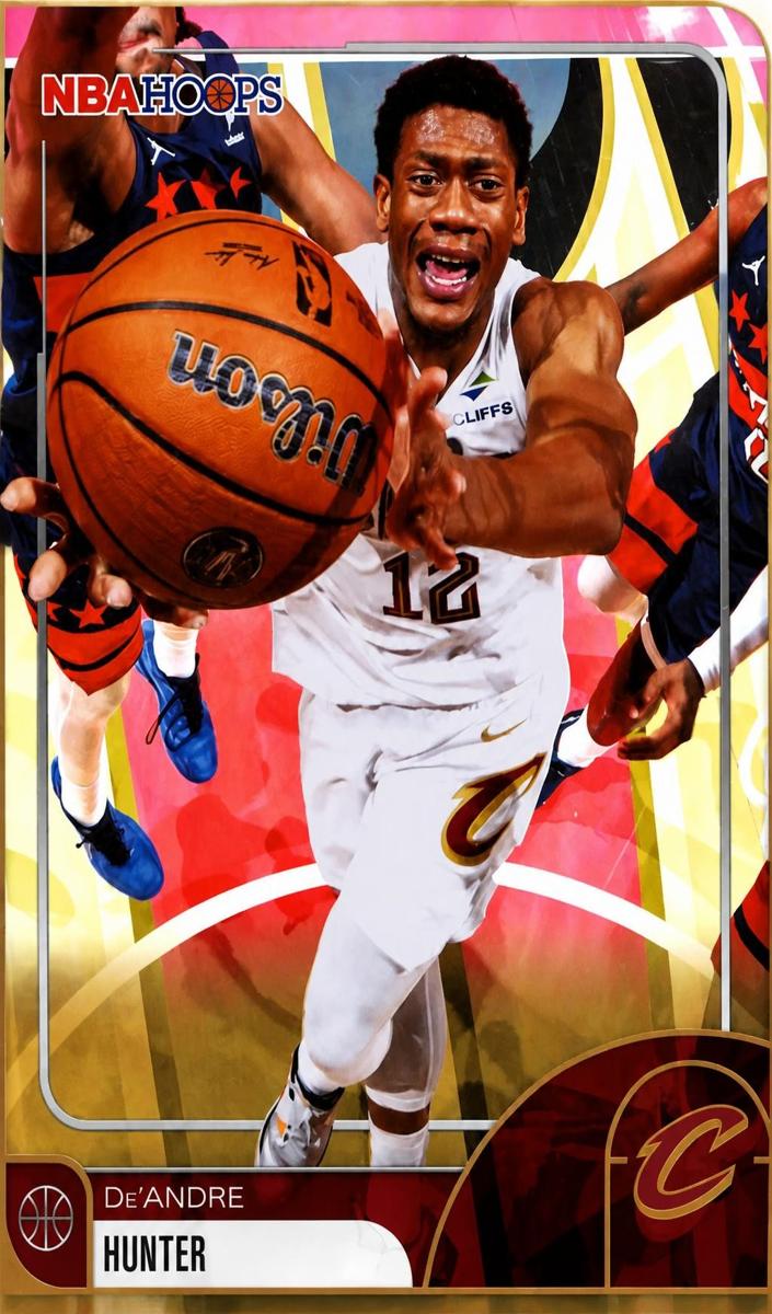 2025 Topps NBA Hoops De'Andre Hunter #150 card