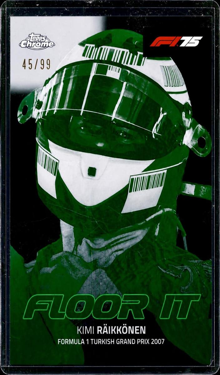 2025 Kimi Raikkonen [Green Refractor] #FI-6