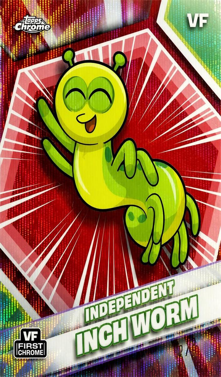 2026 Independent Inch Worm [Red Wave Refractor] #103