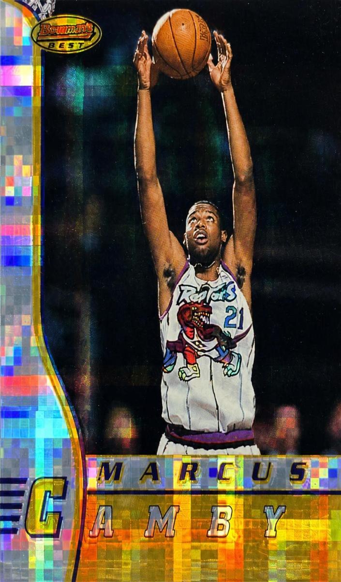 1996 Marcus Camby [Atomic Refractor] #R4