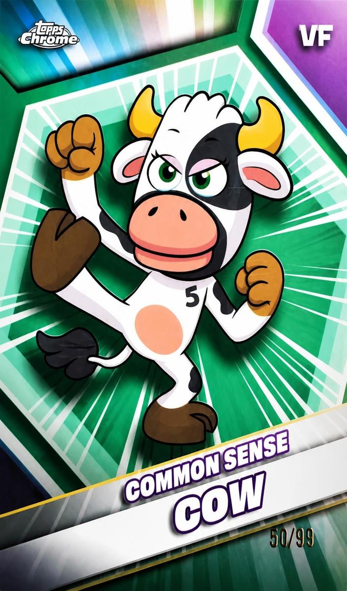 2026 Common Sense Cow [VF Green Refractor] #49