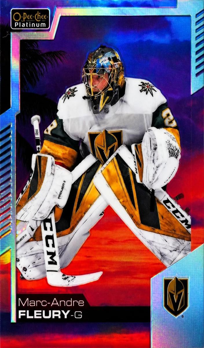 2020 O-Pee-Chee Platinum Marc-Andre Fleury [Sunset] #124 card