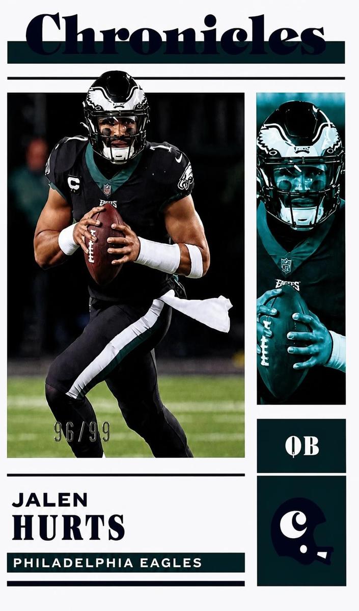 2022 Jalen Hurts [Blue] #17