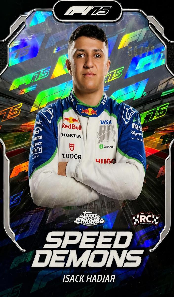 2025 Isack Hadjar [F1 75th Anniversary Refractor] #SD-5