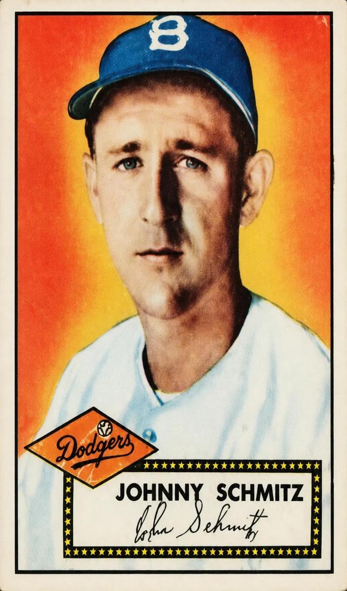 1952 Johnny Schmitz [Cream Back] #136