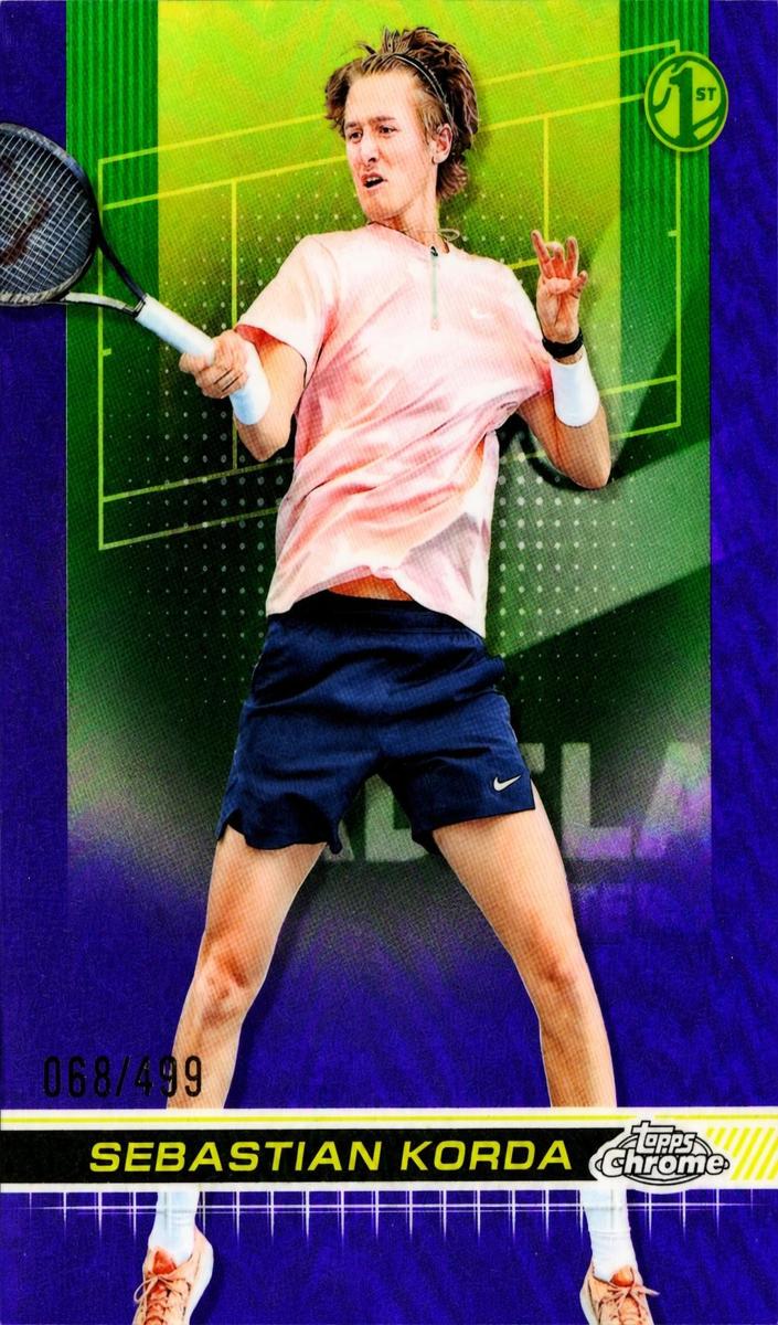 2024 Topps Chrome Sebastian Korda #57 card