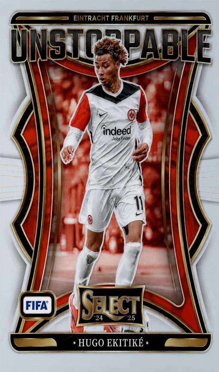 2024 Panini Select FIFA Hugo Ekitike [Red Wave] #10 card