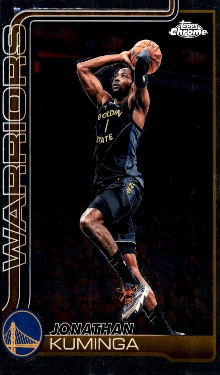 2025 Topps Chrome Update Jonathan Kuminga #98 card