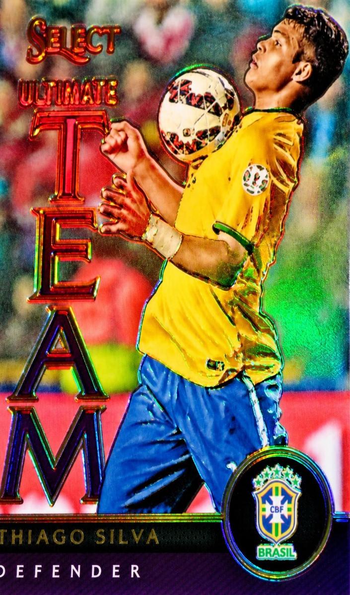 2015 Panini Select Thiago Silva [Purple] #7 card
