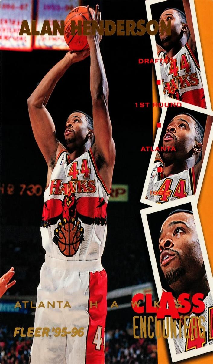 1995 Fleer Alan Henderson #25 card