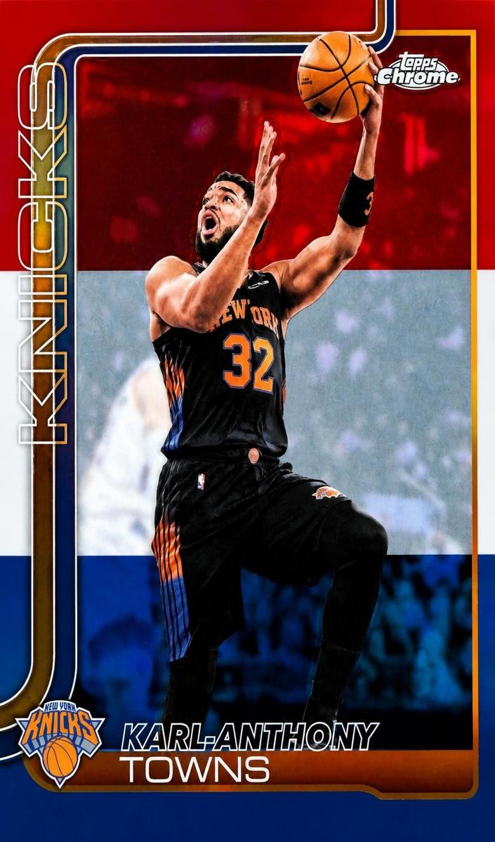 2025 Karl-Anthony Towns [Red White and Blue Refractor] #21