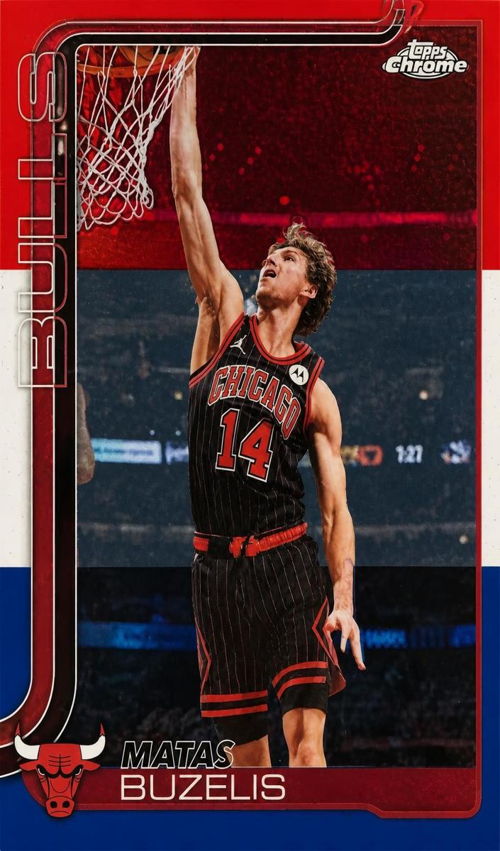 2025 Matas Buzelis [Red White and Blue Refractor] #130