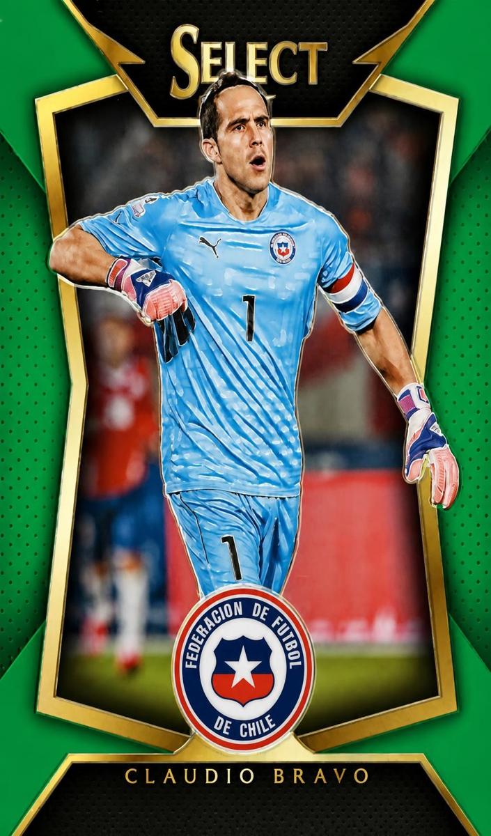 2015 Panini Select Claudio Bravo #1 card