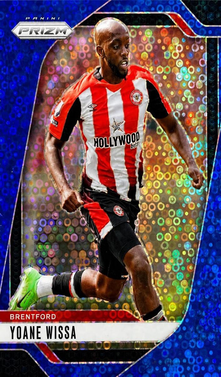 2024 Panini Prizm Premier League Yoane Wissa [Blue Breakaway] #239 card