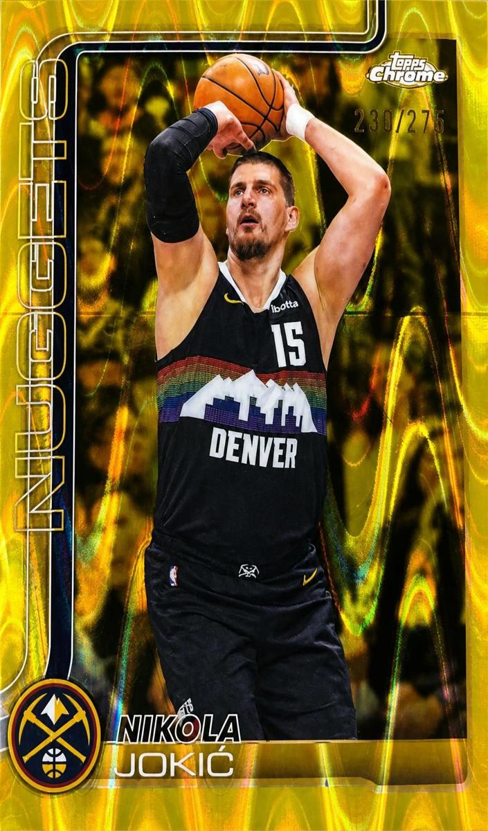 2025 Nikola Jokic [Yellow RayWave Refractor] #12