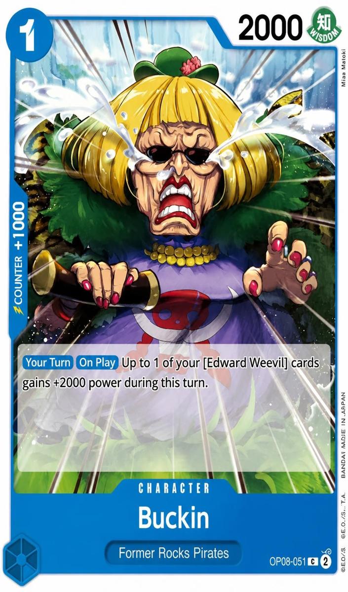 2024 Buckin [Pre-Release] #OP08-051