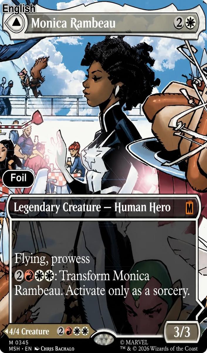 2026 Monica Rambeau [Borderless Foil] #345