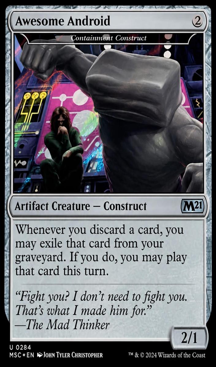 2026 Awesome Android - Containment Construct [Surge Foil] #284