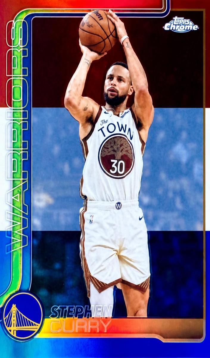 2025 Stephen Curry [Red White and Blue Refractor] #14
