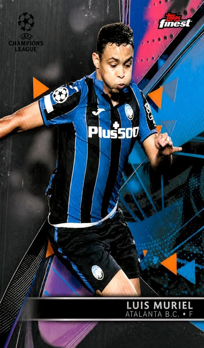 2021 Topps Finest UEFA Champions League Luis Muriel #19 card