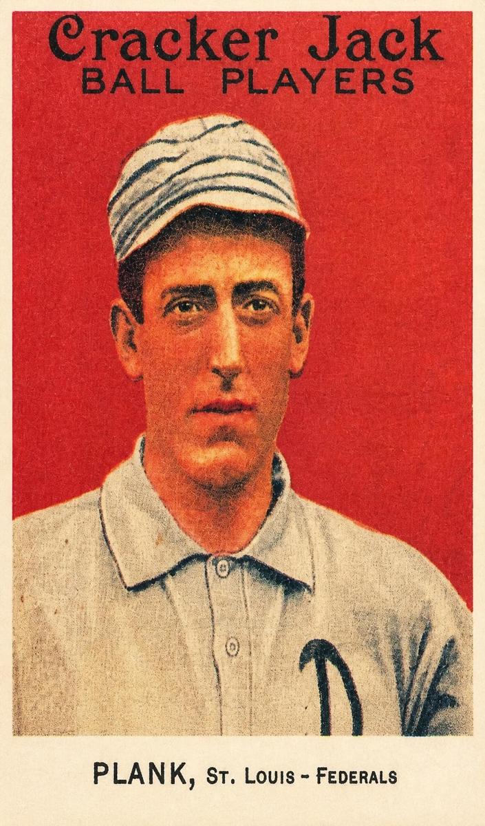 1914 Cracker Jack Eddie Plank [Charlie Sheen Collection] #6 card