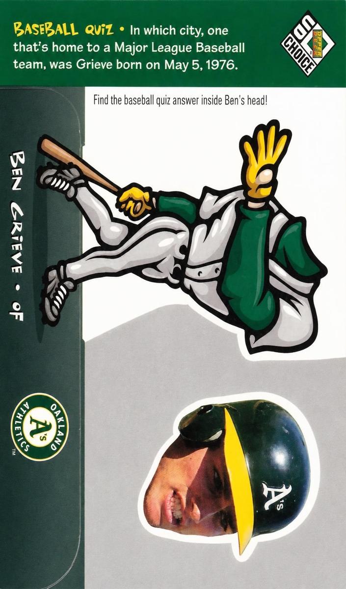 1999 Ben Grieve #19
