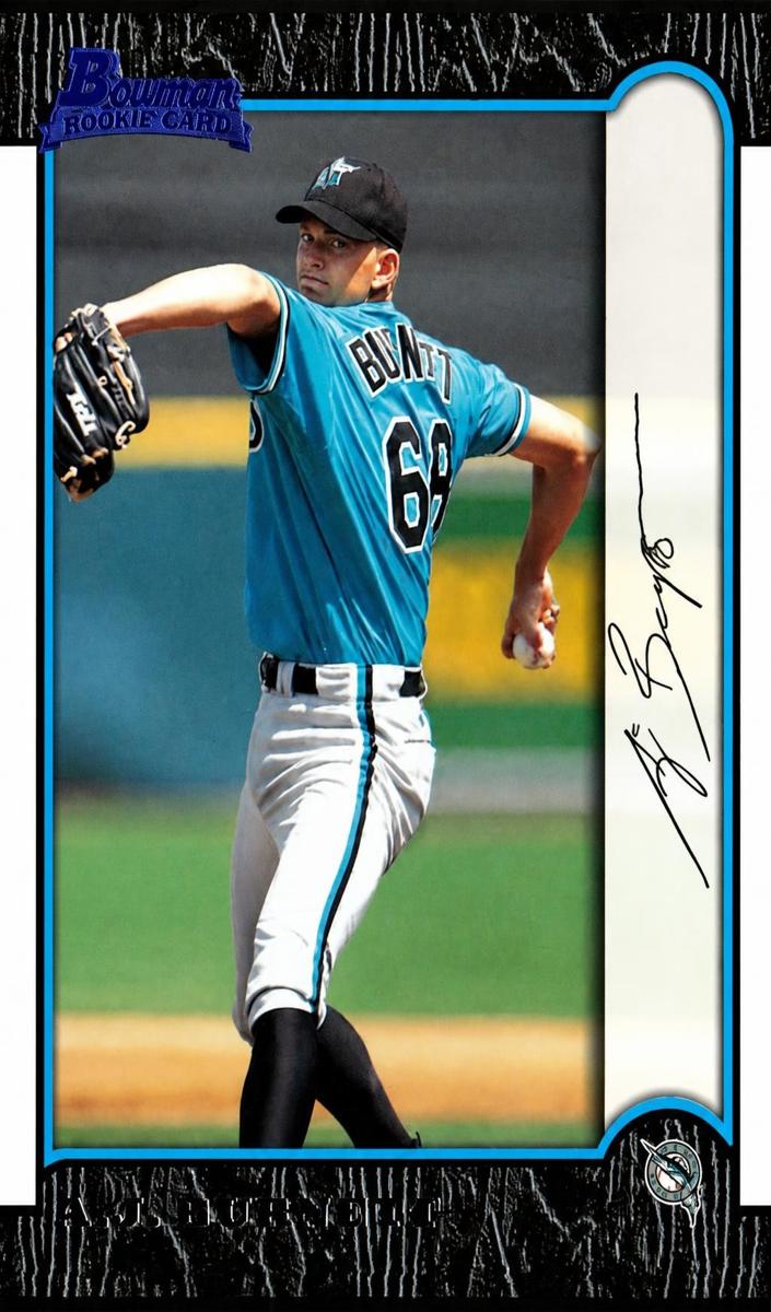 1999 Bowman A.J. Burnett #323 card