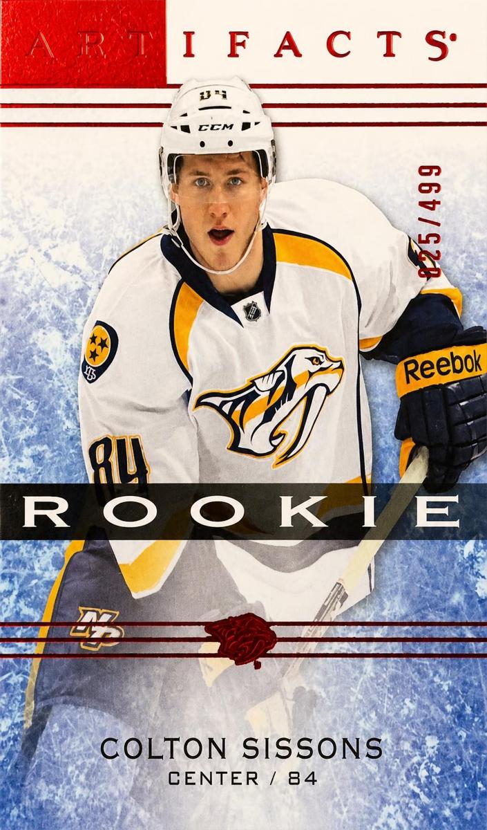 2014 Upper Deck Artifacts Colton Sissons [Sapphire] #126 card