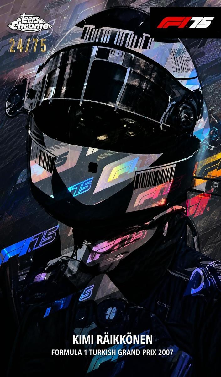 2025 Kimi Raikkonen [F1 75th Anniversary Refractor] #FI-6