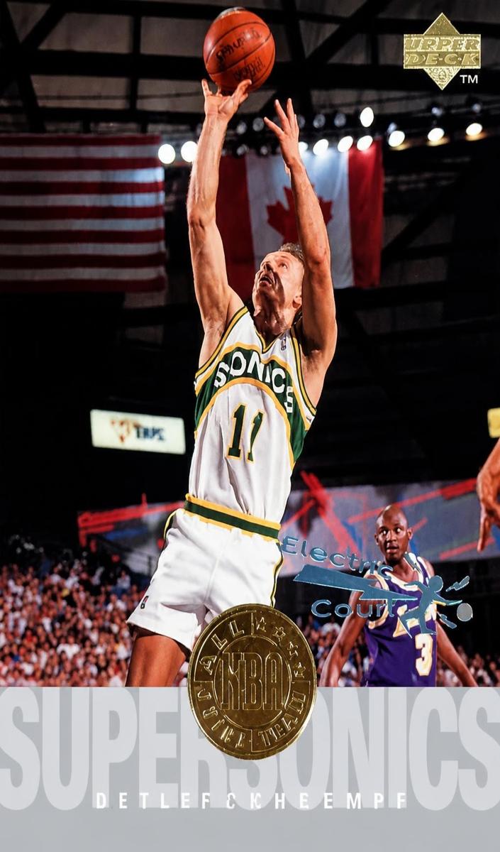 1995 Upper Deck Detlef Schrempf #177 card