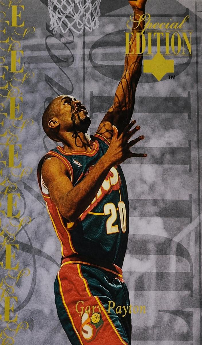 1995 Upper Deck Gary Payton [Gold] #SE164 card