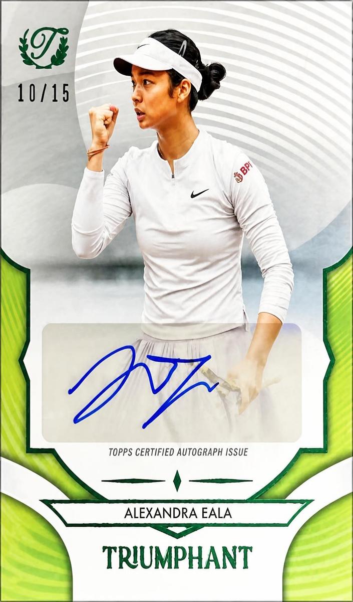 2025 Alexandra Eala [Tennis Ball Yellow Foil] #62-A