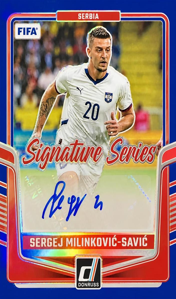 2024 Panini Donruss Sergej Milinkovic-Savic [Blue] #SS-SMS card