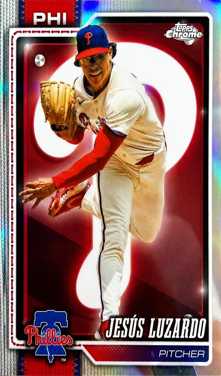 2026 Topps Chrome Jesus Luzardo #265 card