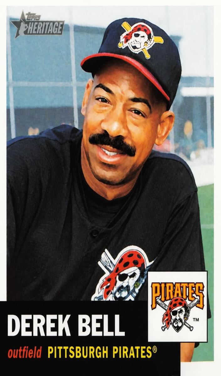 2002 Topps Heritage Derek Bell #408 card