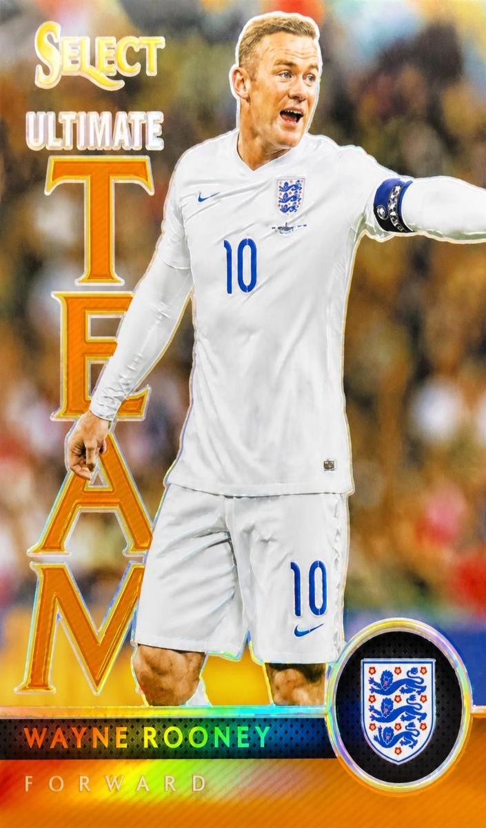 2015 Panini Select Wayne Rooney [Orange] #18 card