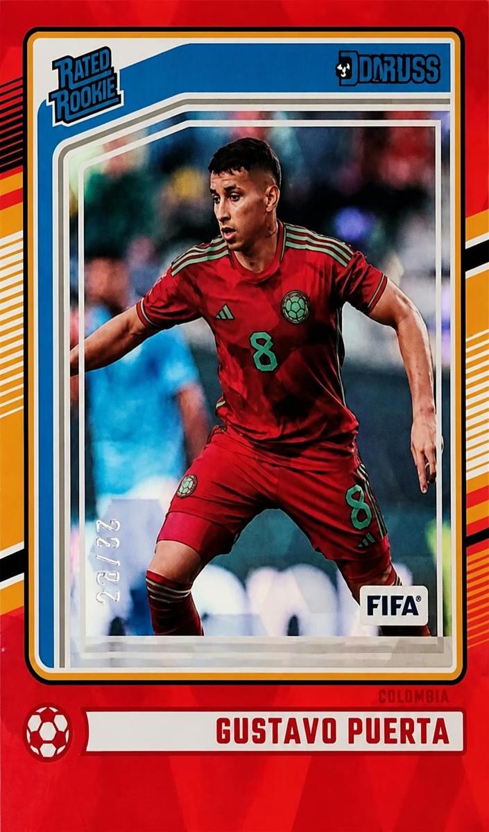 2024 Panini Donruss Gustavo Puerta [Red Cubic] #179 card