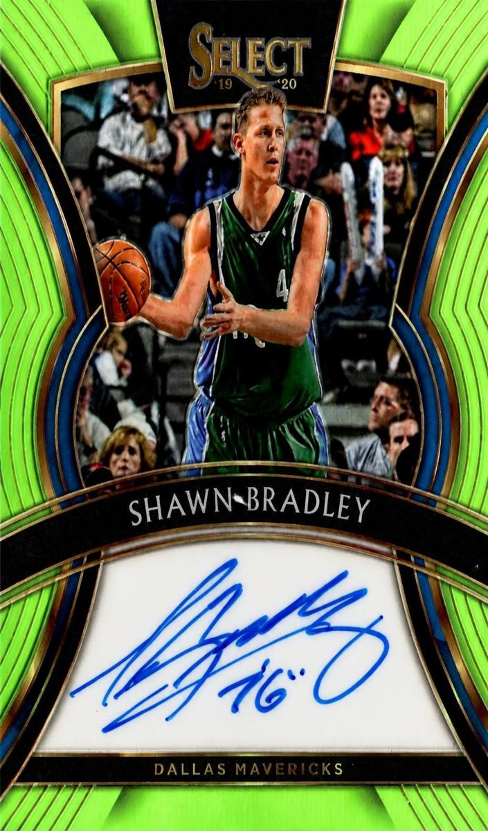 2019 Panini Select Shawn Bradley #SG-SBD card