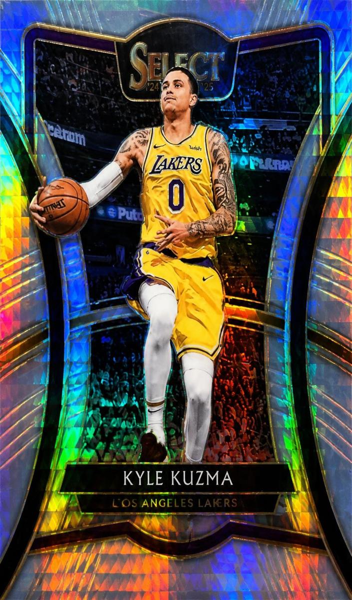 2019 Panini Select Kyle Kuzma #133 card