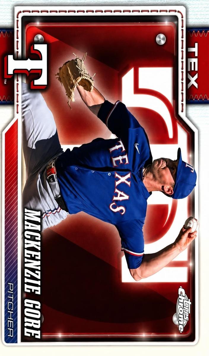 2026 Topps Chrome MacKenzie Gore #41 card