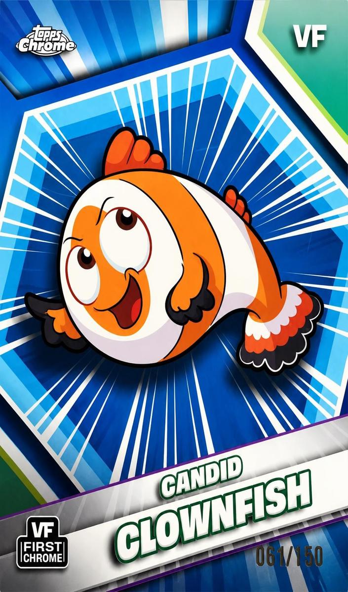 2026 Candid Clownfish [Blue Refractor] #42