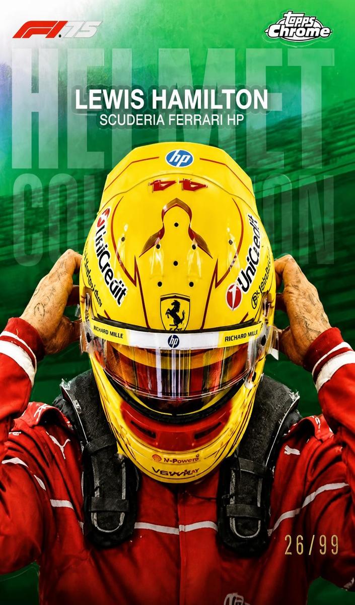 2025 Lewis Hamilton [Green Refractor] #HC-2