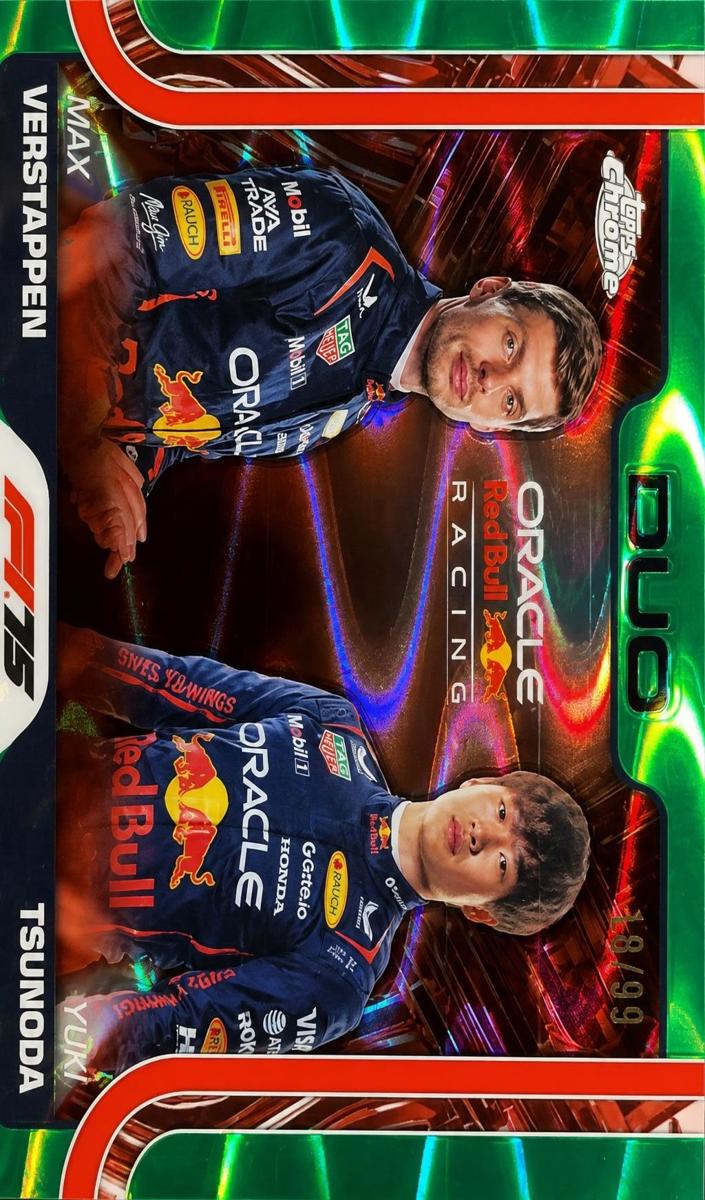 2025 Max Verstappen [Green RayWave Refractor] #164