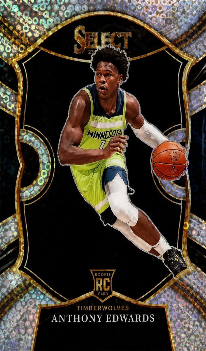 2020 Panini Select Anthony Edwards [Disco] #61 card