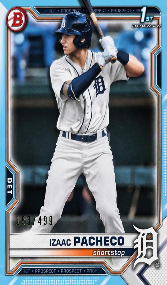 2021 Izaac Pacheco [Sky Blue] #BD-46